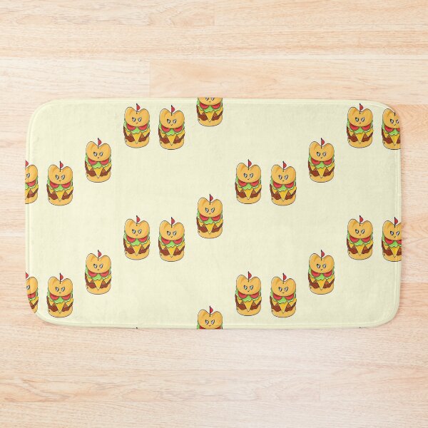 Item preview, Cute kawaii burgers pattern designed and sold by tetibright.