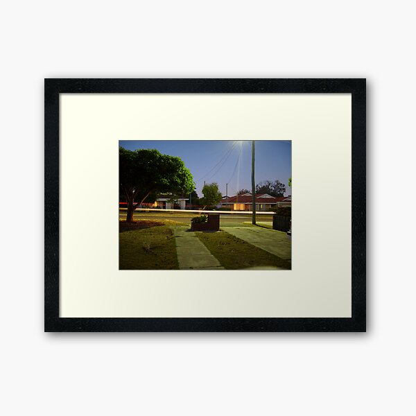 Open at Night Framed Art Print