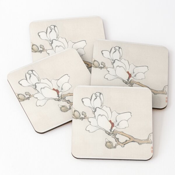 Item preview, Magnolia by Kōno Bairei (1844-1895) designed and sold by WylDesigns.