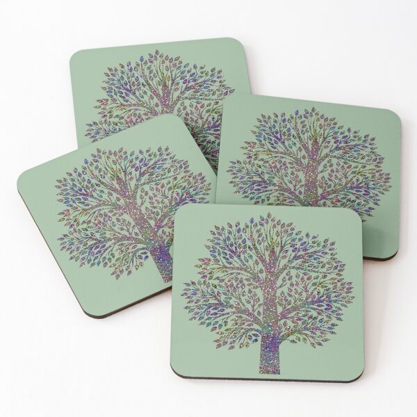 Item preview, Glam Rainbow Metallic Tree designed and sold by Jane Izzy Designs.