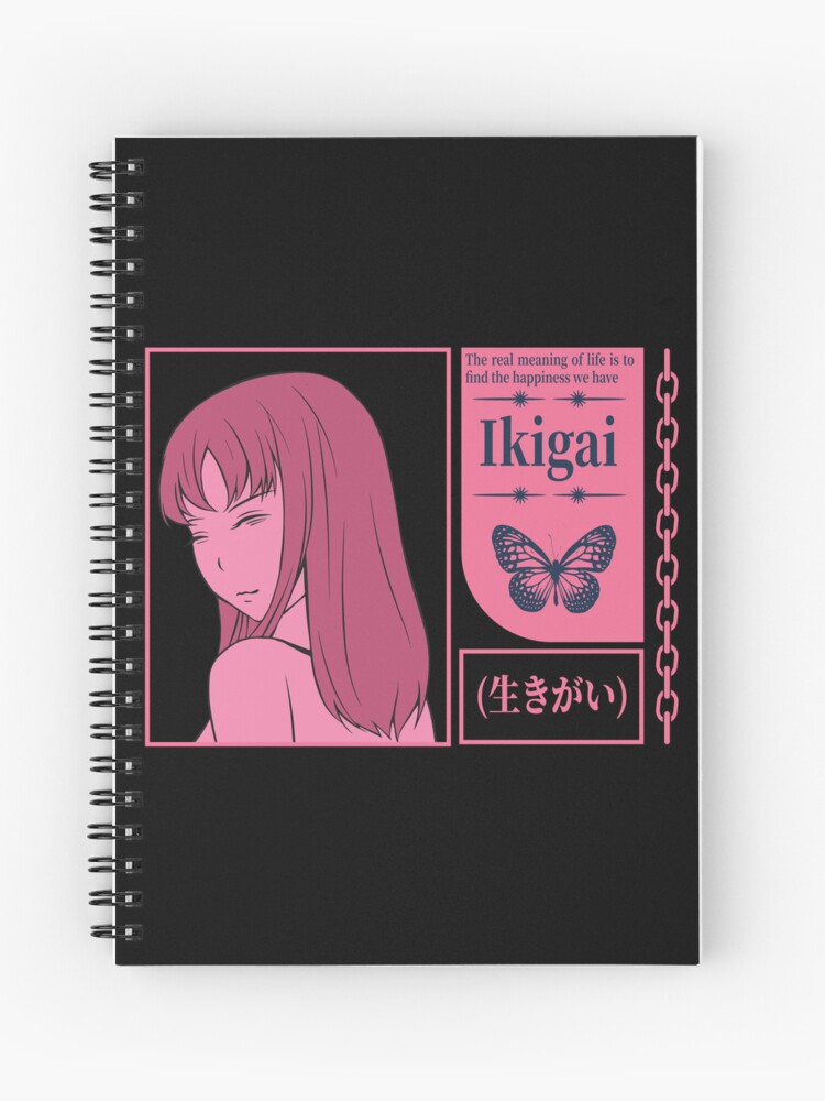 aesthetic notebook : Aesthetic Pink otaku anime Kawaii Japanese