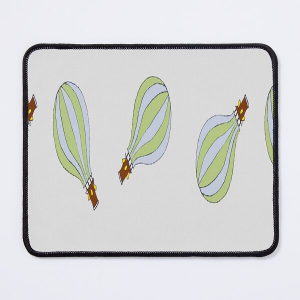 Item preview, Blue and green hot air balloon pattern designed and sold by tetibright.