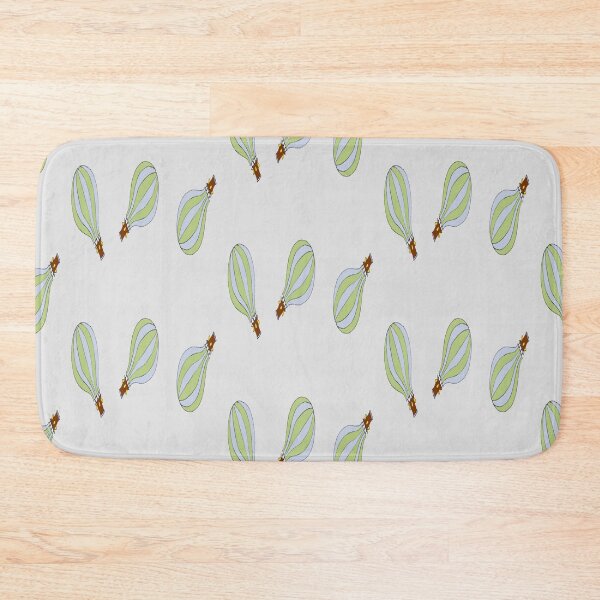 Item preview, Blue and green hot air balloon pattern designed and sold by tetibright.