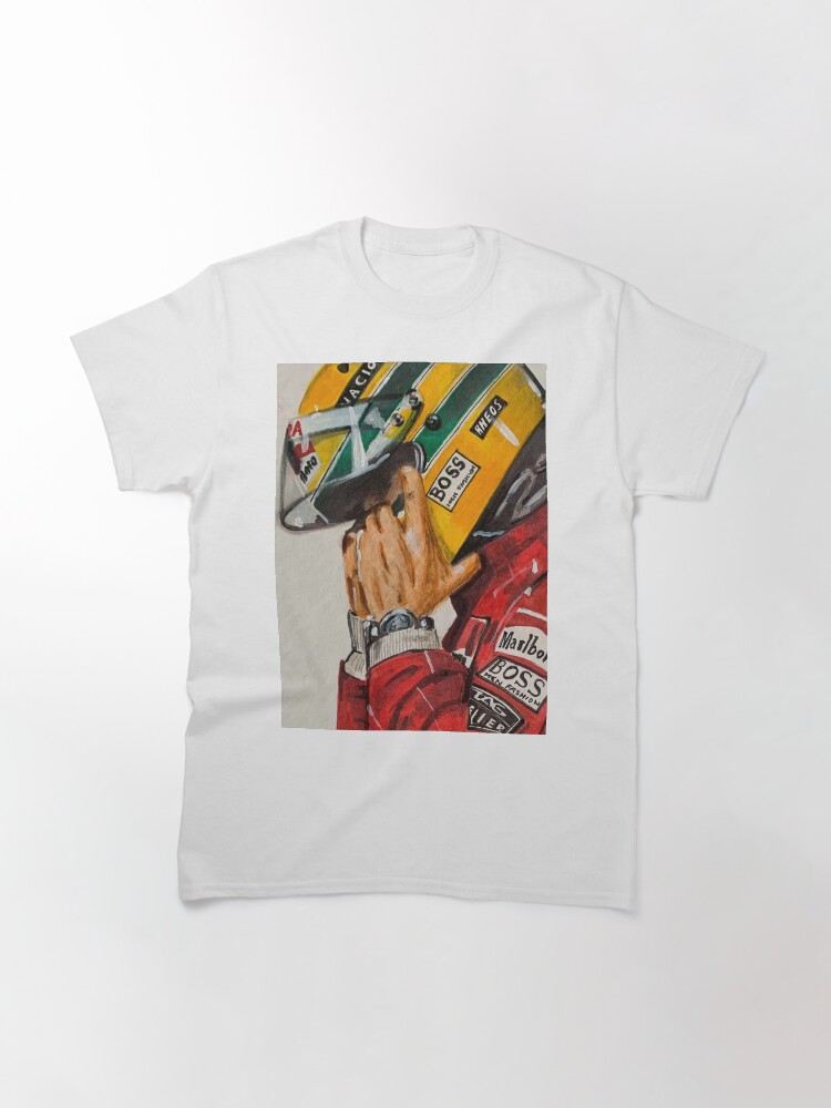 Thumbnail 3 of 7, Classic T-Shirt, Ayrton Senna designed and sold by DaroArt.