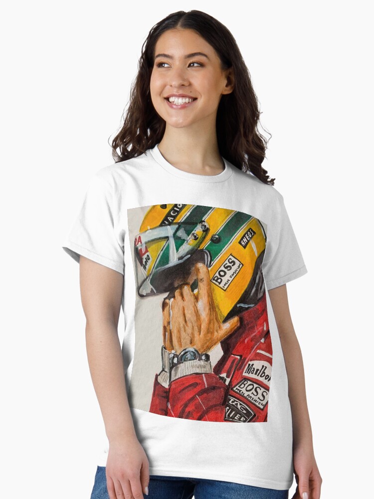 Thumbnail 2 of 7, Classic T-Shirt, Ayrton Senna designed and sold by DaroArt.