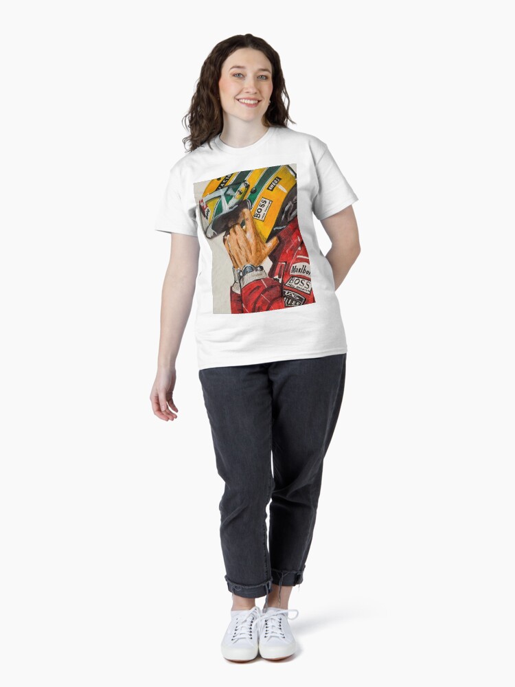 Thumbnail 4 of 7, Classic T-Shirt, Ayrton Senna designed and sold by DaroArt.