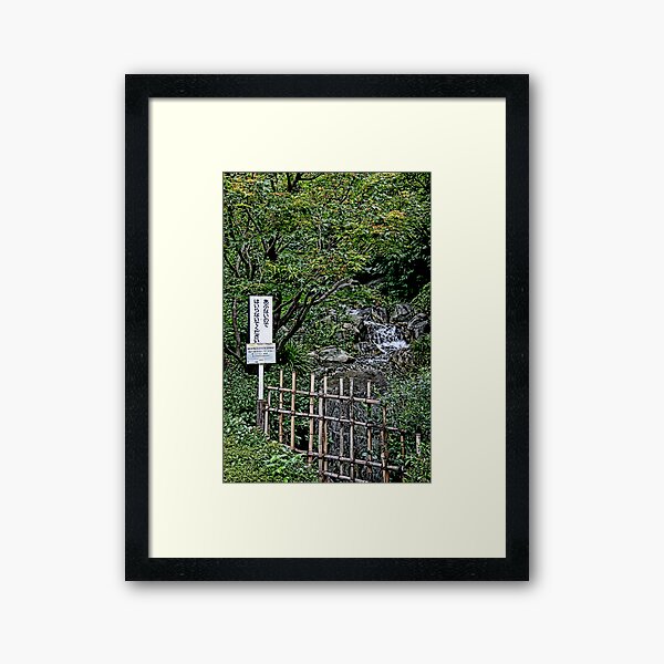 Japanese Garden Framed Art Print