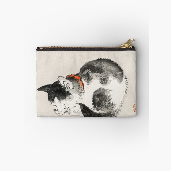 Item preview, Sleeping cat by Kōno Bairei (1844-1895) designed and sold by WylDesigns.