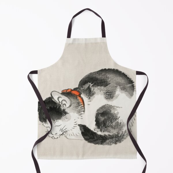 Item preview, Sleeping cat by Kōno Bairei (1844-1895) designed and sold by WylDesigns.