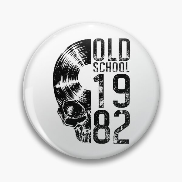 Artikelvorschau, Old School 1982 Vintage Vinyl Record Lover Gothic Skull LP entworfen und verkauft von GrandeDuc.