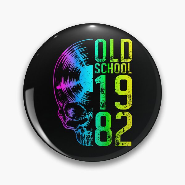 Artikelvorschau, Old School 1982 Vintage Vinyl Record Lover Gothic Skull LP entworfen und verkauft von GrandeDuc.