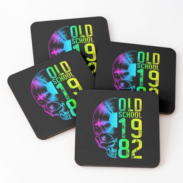 Artikelvorschau, Old School 1982 Vintage Vinyl Record Lover Gothic Skull LP entworfen und verkauft von GrandeDuc.