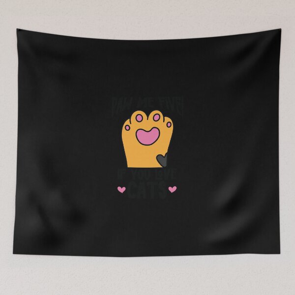 Item preview, Cat Owner T-ShirtCat Paw Me Five If you Love Cats Cat Owner T-Shirt designed and sold by thalloathiew.