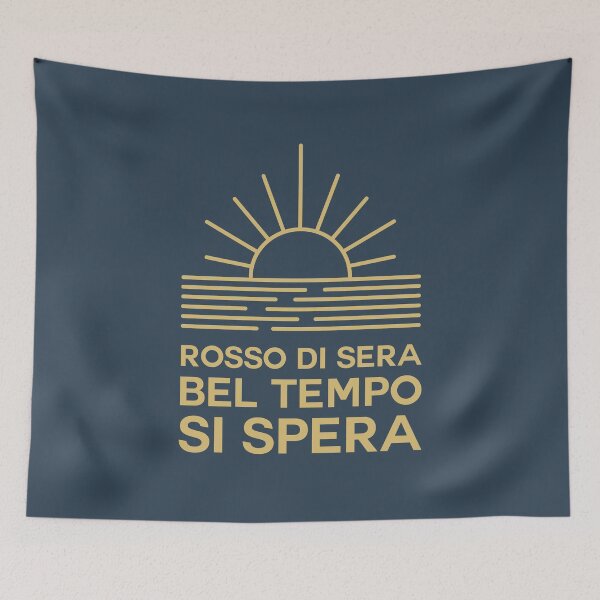 Item preview, Rosso di sera bel tempo si spera designed and sold by aliceandberry.
