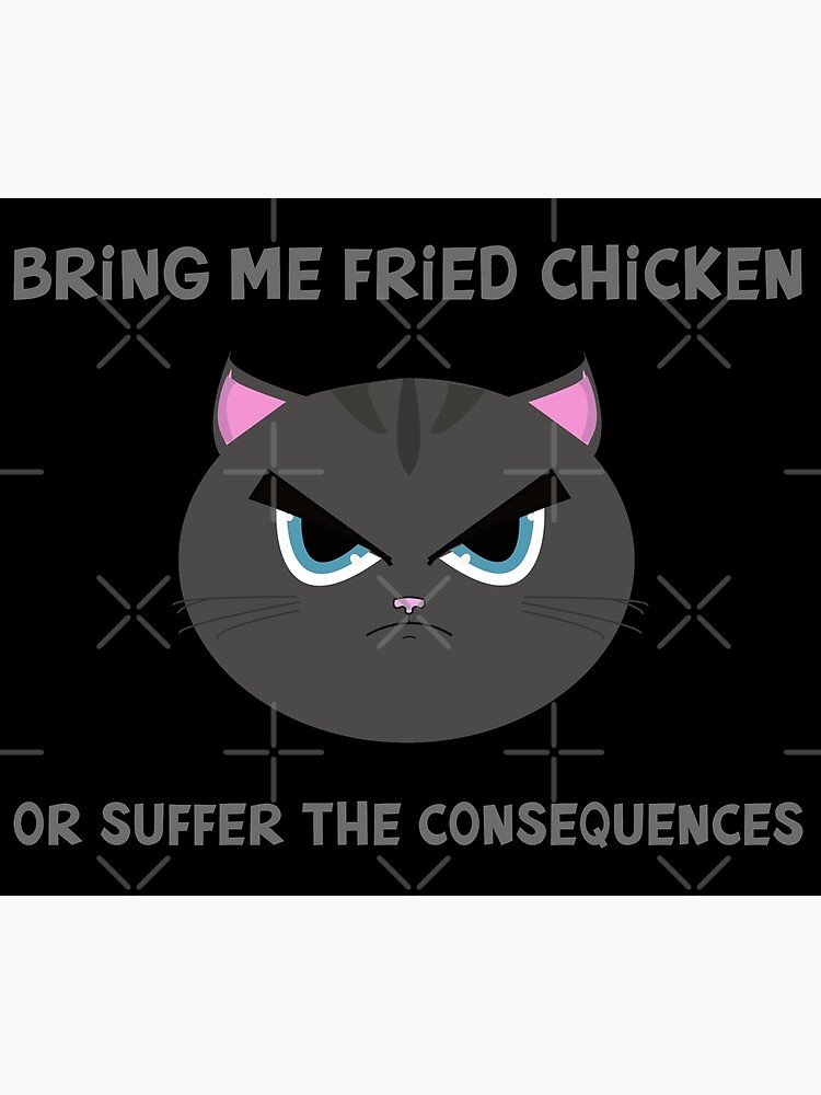 Disover Bring Me Fried Chicken from the 'Bring Me' Range Premium Matte Vertical Poster