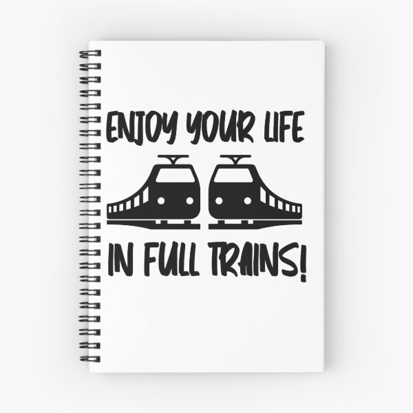 Item preview, Enjoy your life in full trains | Funny Denglish train station saying designed and sold by Gordenwear.