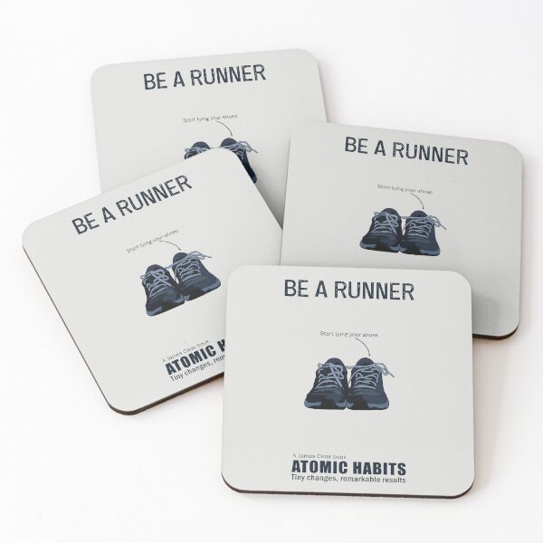Item preview, Be a runner: Start tying your shoes - Atomic Habits (James Clear) designed and sold by TKsuited.
