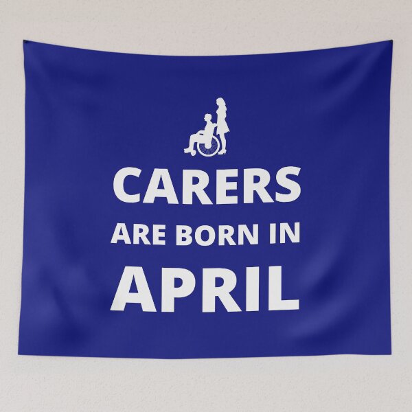 Item preview, Carers are born in April designed and sold by fev-rocks.