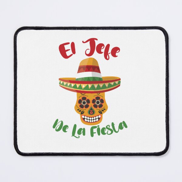 Item preview, El Jefe De La Fiesta Mexican Skull Sombrero boss cinco de mayo designed and sold by Med ing.