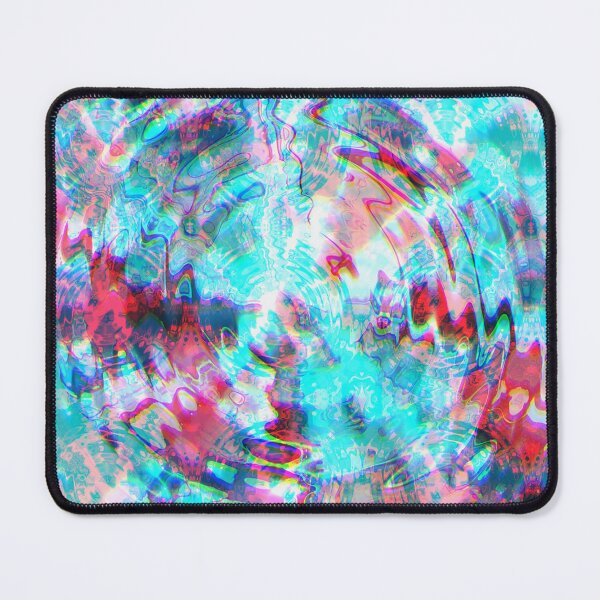 Item preview, Turquoise Raspberry Ripples Painting designed and sold by KiwiArtistDK.