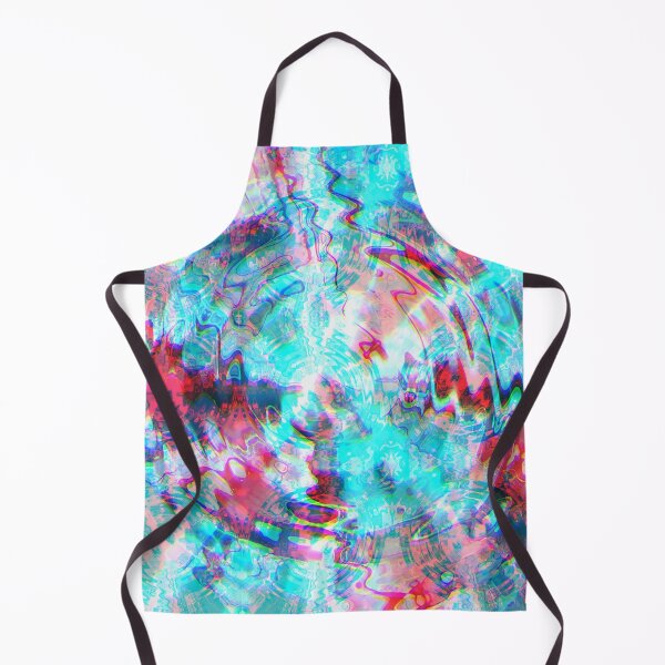 Item preview, Turquoise Raspberry Ripples Painting designed and sold by KiwiArtistDK.