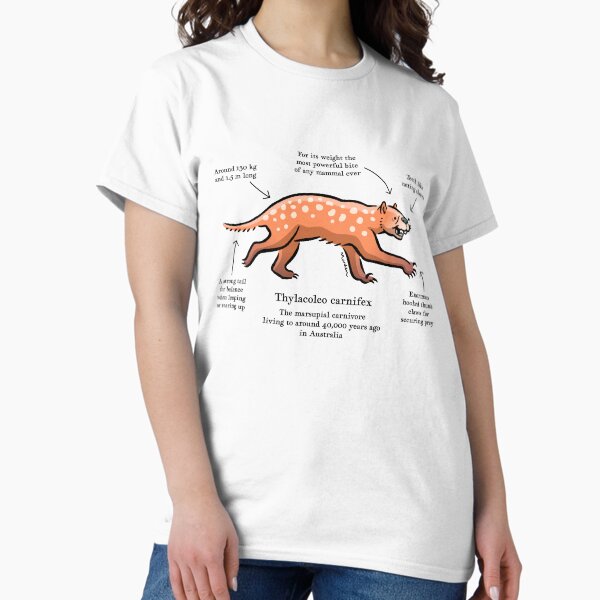 Vista previa del artículo con la obra «Thylacoleo carnifex el león marsupial», diseñado y vendido por Richard Morden.