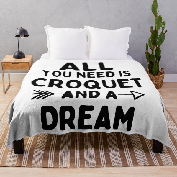 Item preview, All you need is croquet and a dream designed and sold by TheGreenGoat.