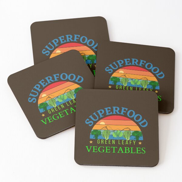 Item preview, Super Food Green Leafy Vegetables - Cute Colorful Sunset designed and sold by SBWorld.