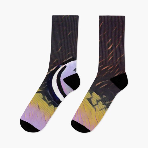 Item preview, Abstract Purple Moon Dreamer, Moon Art of a Crescent Moon  designed and sold by mariagram17.