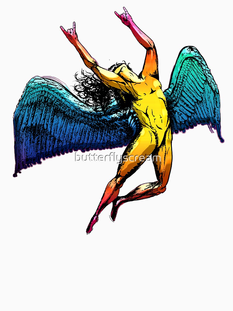 ICARUS THROWS THE HORNS - shiny ***FAV ICARUS GONE? SEE BELOW*** by butterflyscream