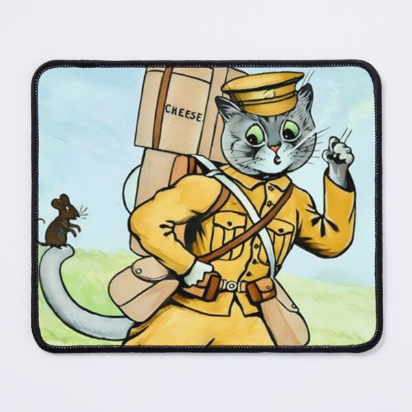 Item preview, The Soldier Cat by Louis Wain designed and sold by WonderweissStudio.