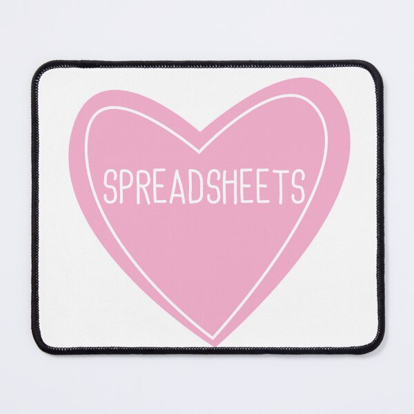 Item preview, Spreadsheets Heart designed and sold by teesaurus.