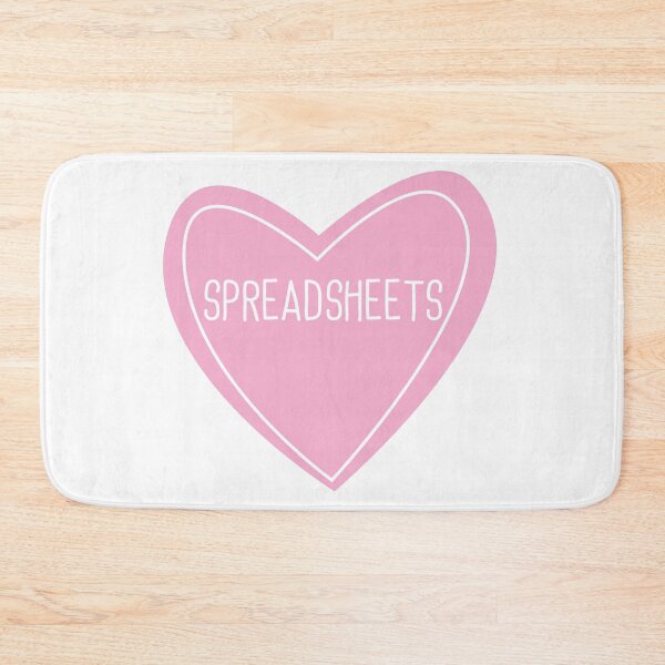 Item preview, Spreadsheets Heart designed and sold by teesaurus.