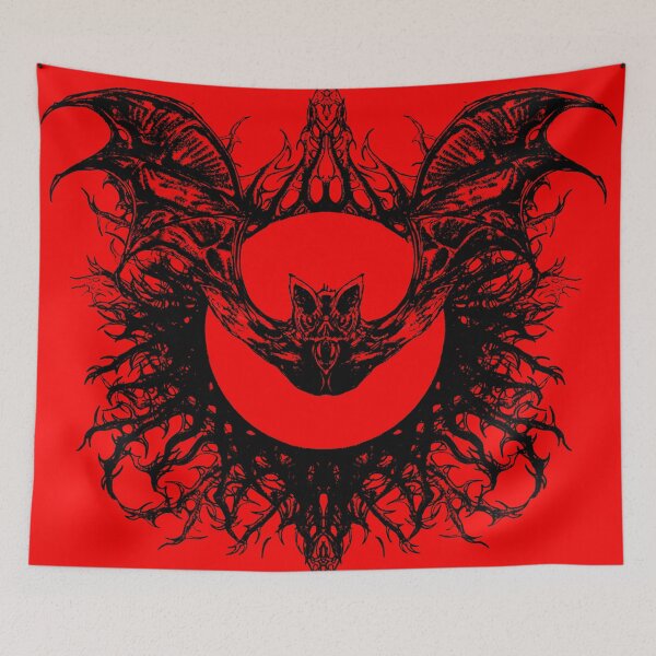 Item preview, BAT VAMPIRE - red tee designed and sold by Damyanoman_Art.