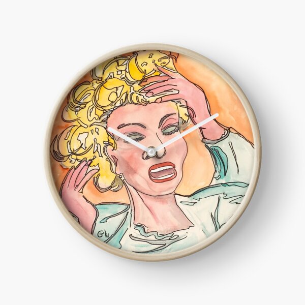 Bad Hair Day Clock