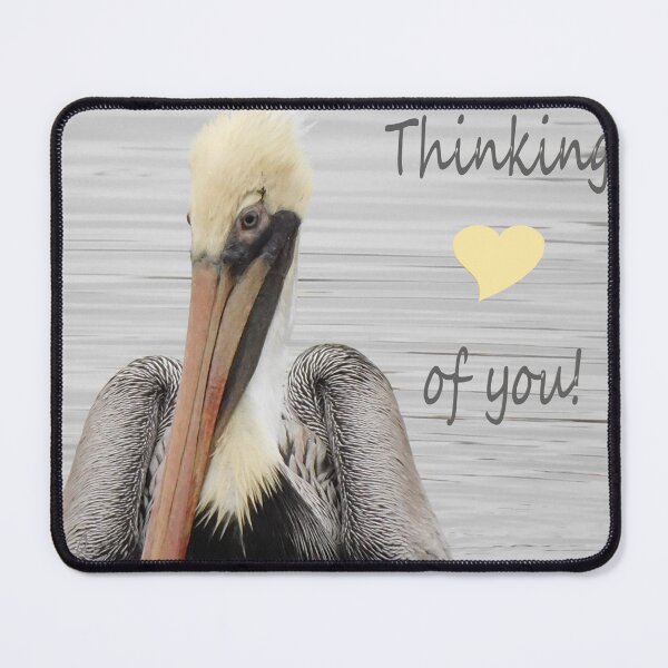 Item preview, Thinking of You Ocean Pelican designed and sold by ZenTimeInNature.