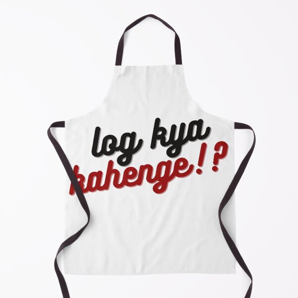 Item preview, DESI: Log Kya Kahenge? What will people say? (Red/maroon font) DESI designed and sold by ZAHARA-.