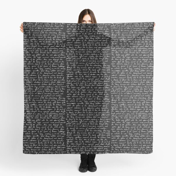 The Picture of Dorian Gray (Beginning of Ch. 1) Scarf