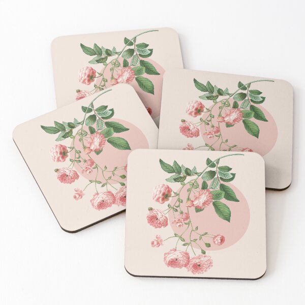 Item preview, floral collage pink designed and sold by ebzil studio.