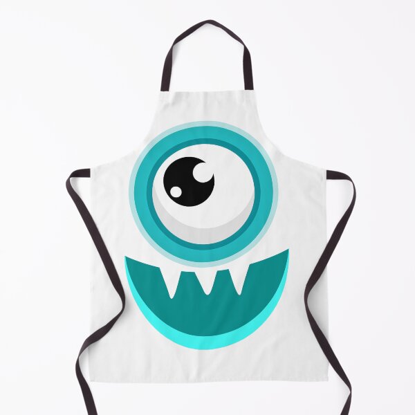 Item preview, funny cartoon monster face sticker designed and sold by designsmaster99.