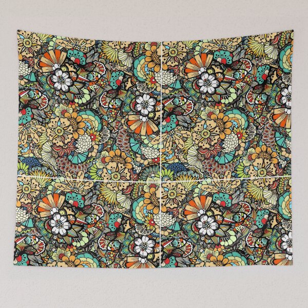 Item preview, pattern cute nature summer flower  blue flowers trendy floral designed and sold by tshirtistic.