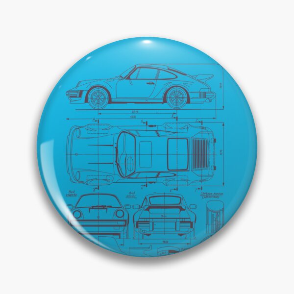 Item preview, 911 930 Blueprint  T-Shirt designed and sold by DaviGhanay.