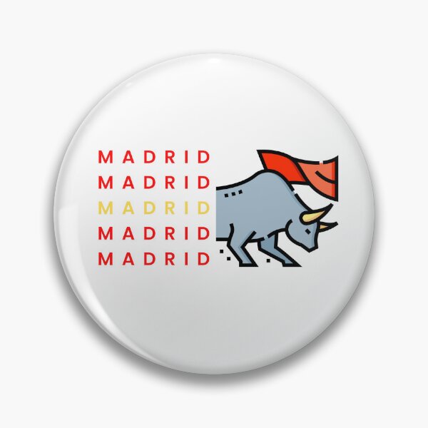 Item preview, Madrid Bull Spain Flag designed and sold by explorecity.