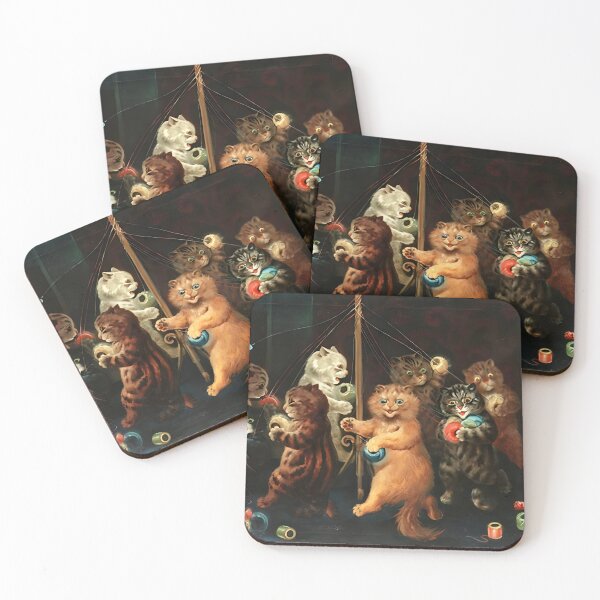 Item preview, The Maypole by Louis Wain designed and sold by WonderweissStudio.