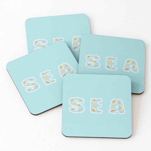 Item preview, Word "sea" made of ropes  designed and sold by ReflectedCrafts.