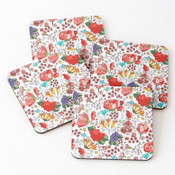 Item preview, pattern cute nature summer flower  blue flowers trendy floral designed and sold by tshirtistic.
