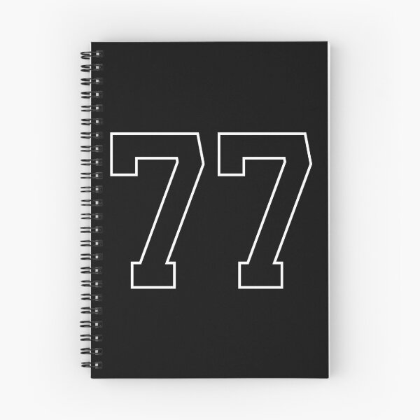 Item preview, Black Number 77 lucky sports jersey seventy seven designed and sold by HeavyStyle.