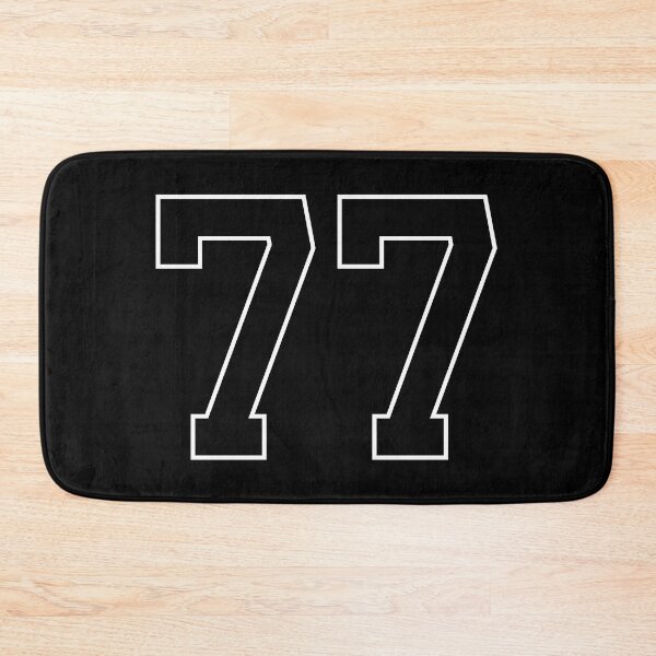 Item preview, Black Number 77 lucky sports jersey seventy seven designed and sold by HeavyStyle.