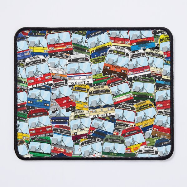 Item preview, 50 Years of Leyland National Buses Montage Illustration Retro Nostalgia 70s 80s 90s designed and sold by BFXIII.