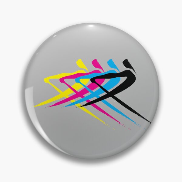 Item preview, Rower in CMYK ink 4 designed and sold by Tam-Ara.